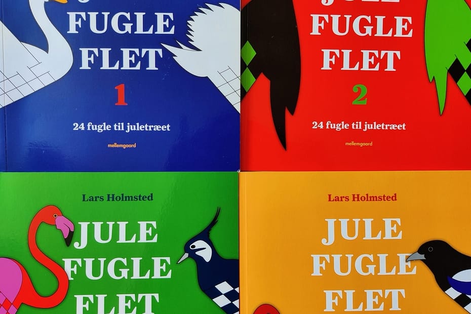 Jule Fugle Flet bøgerne er en sjov og kreativ måde at lære fugle bedre at kende - en klar anbefaling!